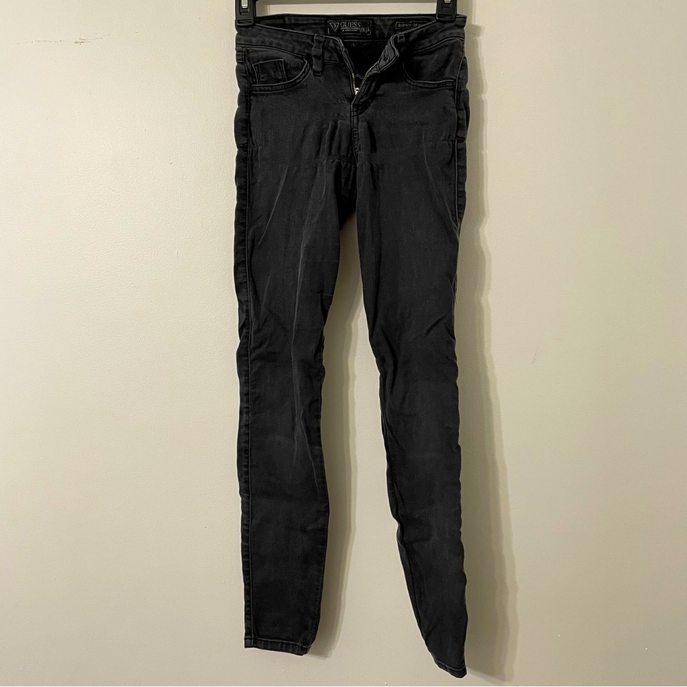 Guess Jean Super Soft Brittney Fit Legging Jegging Off Black sz 23